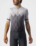 CASTELLI Cyklistický dres s krátkým rukávem - A TUTTA - bílá/šedá