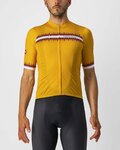 CASTELLI Cyklistický dres s krátkým rukávem - GRIMPEUR - žlutá