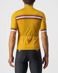 CASTELLI Cyklistický dres s krátkým rukávem - GRIMPEUR - žlutá