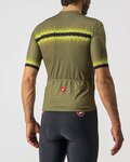 CASTELLI Cyklistický krátký dres a krátké kalhoty - GRIMPEUR - černá/zelená