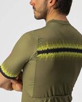CASTELLI Cyklistický dres s krátkým rukávem - GRIMPEUR - zelená