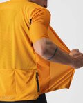 CASTELLI Cyklistický dres s krátkým rukávem - ENDURANCE ELITE - oranžová