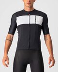 CASTELLI Cyklistický dres s krátkým rukávem - PROLOGO VII - černá/béžová/šedá