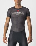 CASTELLI Cyklistické triko s krátkým rukávem - PRO MESH BL - černá