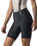 CASTELLI Cyklistické kalhoty krátké s laclem - FREE AERO RC LADY - černá