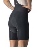 CASTELLI Cyklistické kalhoty krátké s laclem - FREE AERO RC LADY - černá