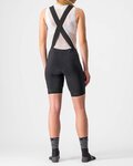 CASTELLI Cyklistické kalhoty krátké s laclem - ENDURANCE LADY  - černá