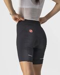 CASTELLI Cyklistické kalhoty krátké bez laclu - VELOCISSIMA 3 LADY - černá