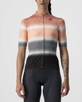 CASTELLI Cyklistický dres s krátkým rukávem - DOLCE LADY - šedá/černá/růžová