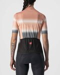 CASTELLI Cyklistický dres s krátkým rukávem - DOLCE LADY - šedá/černá/růžová