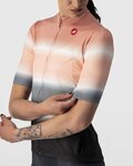 CASTELLI Cyklistický dres s krátkým rukávem - DOLCE LADY - šedá/černá/růžová