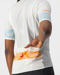 CASTELLI Cyklistický dres s krátkým rukávem - FENICE LADY - ivory/oranžová