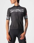 CASTELLI Cyklistický dres s krátkým rukávem - FENICE LADY - bílá/černá