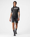 CASTELLI Cyklistický dres s krátkým rukávem - FENICE LADY - bílá/černá