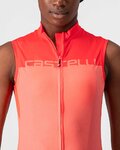 CASTELLI Cyklistický dres bez rukávů - VELOCISSIMA LADY - růžová