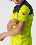 CASTELLI Cyklistický dres s krátkým rukávem - NEO PROLOGO KIDS - žlutá/modrá