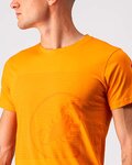 CASTELLI Cyklistické triko s krátkým rukávem - SCORPION TEE - oranžová