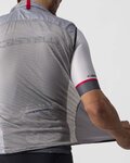 CASTELLI Cyklistická vesta - ARIA - stříbrná
