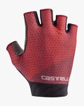 CASTELLI Cyklistické rukavice krátkoprsté - ROUBAIX GEL 2 LADY - bordó