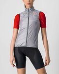 CASTELLI Cyklistická vesta - ARIA LADY - stříbrná
