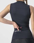 CASTELLI Cyklistický dres bez rukávů - SOLARIS LADY - černá