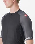 CASTELLI Cyklistický dres s krátkým rukávem - ENTRATA VI - šedá/antracitová