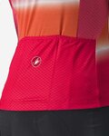 CASTELLI Cyklistický dres s krátkým rukávem - DOLCE LADY - červená/oranžová
