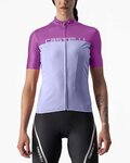 CASTELLI Cyklistický dres s krátkým rukávem - VELOCISSIMA LADY - fialová