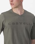CASTELLI Cyklistický dres s krátkým rukávem - TRAIL TECH 2 - šedá