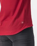 CASTELLI Cyklistický dres s krátkým rukávem - TRAIL TECH 2 - červená