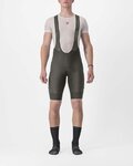 CASTELLI Cyklistické kalhoty krátké s laclem - UNLIMITED CARGO - zelená