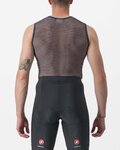 CASTELLI Cyklistické triko bez rukávů - MIRACOLO WOOL - šedá