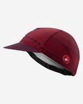 CASTELLI Cyklistická čepice - ROSSO CORSA - bordó