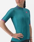 CASTELLI Cyklistický dres s krátkým rukávem - PEZZI LADY - zelená