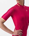 CASTELLI Cyklistický dres s krátkým rukávem - PEZZI LADY - červená