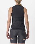 CASTELLI Cyklistický dres bez rukávů - ANIMA 4 LADY - antracitová