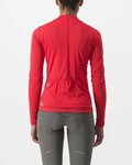 CASTELLI Cyklistický dres s dlouhým rukávem letní - ANIMA 4 LADY - červená