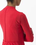 CASTELLI Cyklistický dres s dlouhým rukávem letní - ANIMA 4 LADY - červená