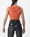 CASTELLI Cyklistické triko bez rukávů - PRO MESH 4 W LADY - oranžová