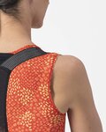 CASTELLI Cyklistické triko bez rukávů - PRO MESH 4 W LADY - oranžová