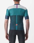 CASTELLI Cyklistický dres s krátkým rukávem - SEZIONE - zelená