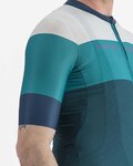 CASTELLI Cyklistický dres s krátkým rukávem - SEZIONE - zelená