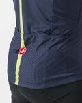 CASTELLI Cyklistický dres s krátkým rukávem - SEZIONE - ivory/modrá/červená