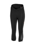 CASTELLI Cyklistické kalhoty 3/4 bez laclu - VISTA LADY - černá