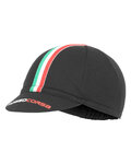 CASTELLI Cyklistická čepice - ROSSO CORSA  - černá