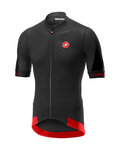 CASTELLI Cyklistický dres s krátkým rukávem - VOLATA 2.0 - červená/černá