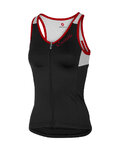 CASTELLI Cyklistický dres bez rukávů - SOLARE LADY - černá/bílá/červená
