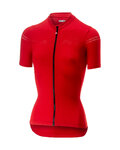 CASTELLI Cyklistický dres s krátkým rukávem - PROMESSA 2.0 LADY - červená