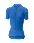 CASTELLI Cyklistický dres s krátkým rukávem - PROMESSA 2.0 LADY - modrá