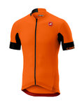 CASTELLI Cyklistický dres s krátkým rukávem - AERO RACE 4.1 SOLID - oranžová